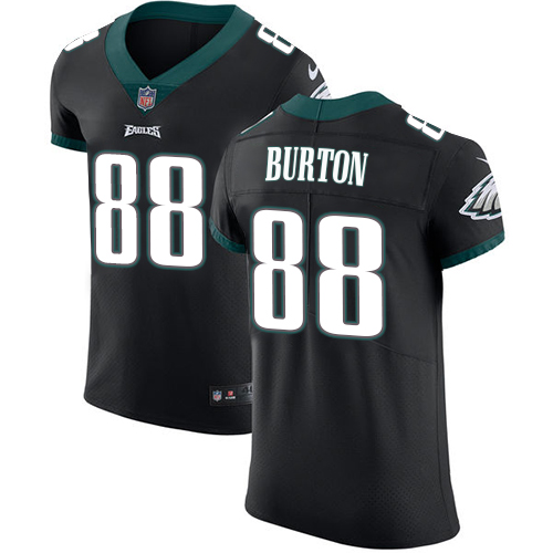 Nike Eagles #88 Trey Burton Black Alternate Men's Stitched NFL Vapor Untouchable Elite Jersey - Click Image to Close